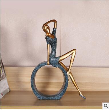 Kreativa europeiska miniatyr moderna flickfigurer | Veska A-4
