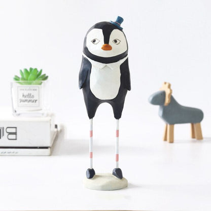 Kreativa söta djurfigurer | Veska Pingvin