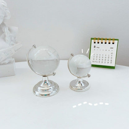 Kristall Transparent Miniglas Jordglob | Veska