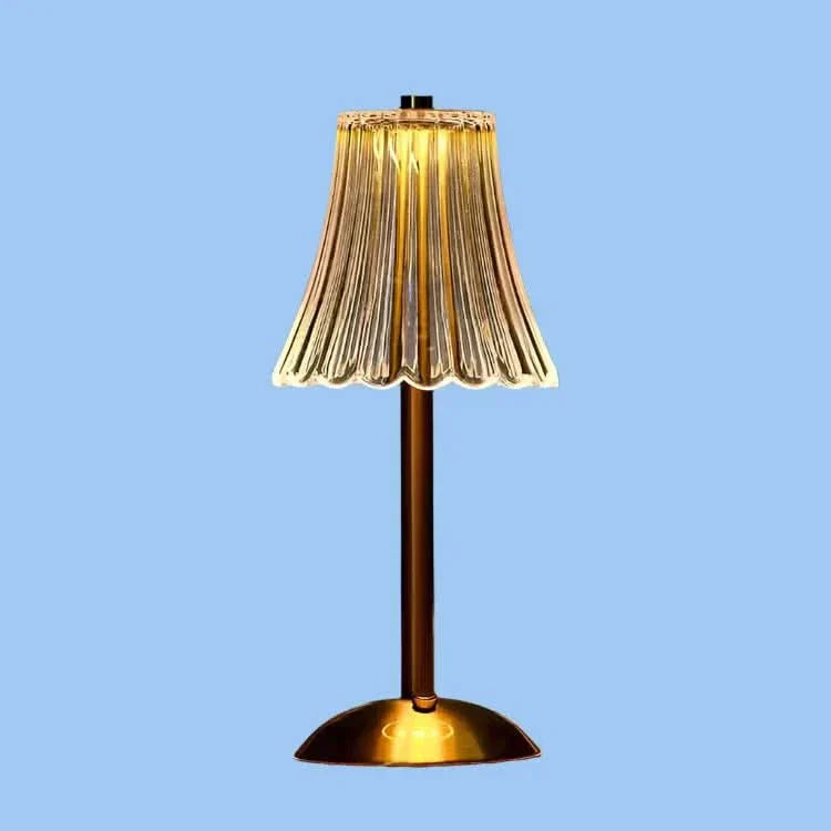 Kristallåteruppladdningsbar LED-bordslampa utan sladd | Veska