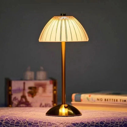 Kristallåteruppladdningsbar LED-bordslampa utan sladd | Veska A