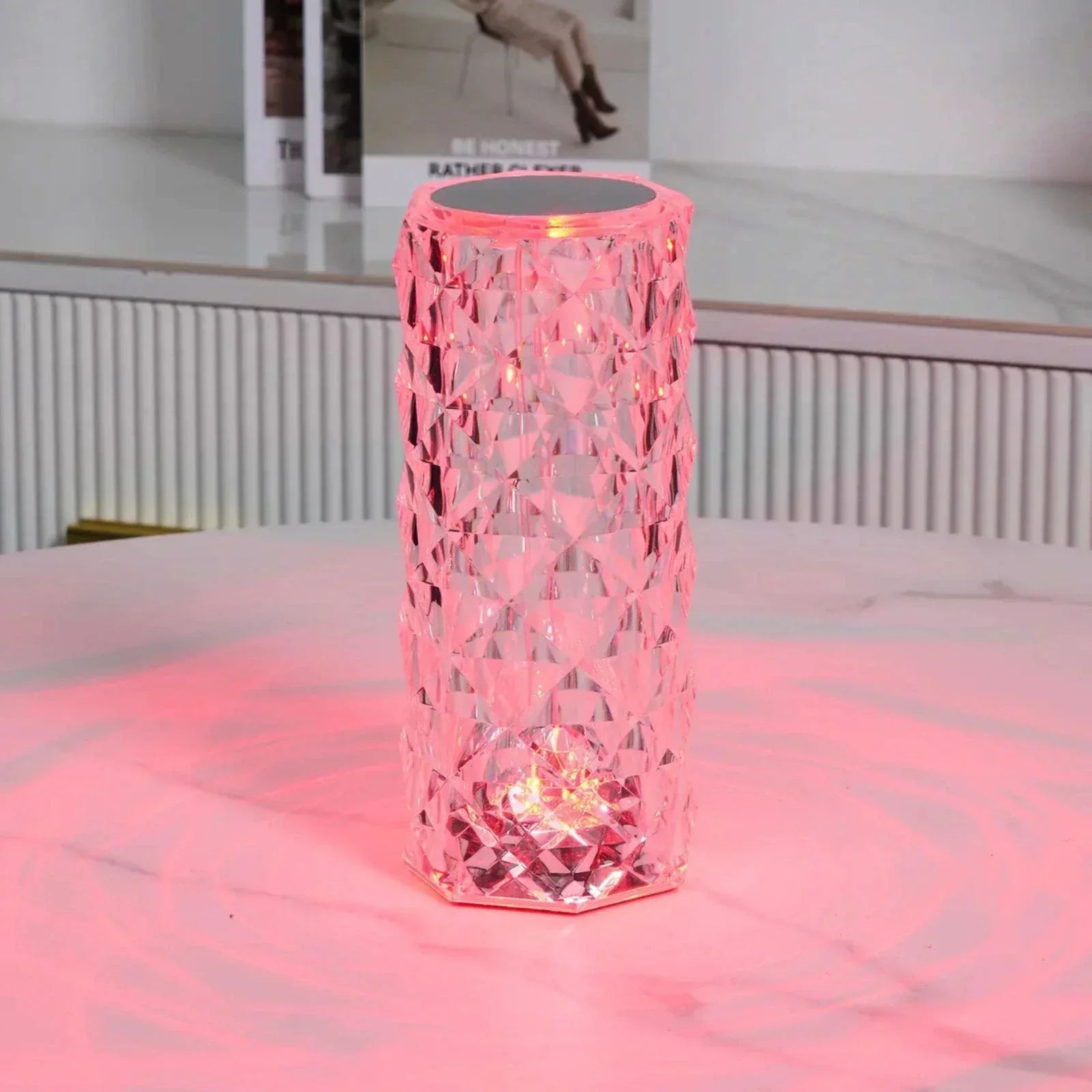 Kristallbordslampa med touchkontroll - Aurora | Veska