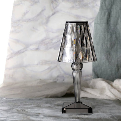 Kristallbordslampa med touchkontroll - LumeCrystal | Veska Rökt