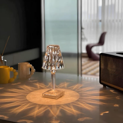 Kristallbordslampa med touchkontroll - LumeCrystal | Veska