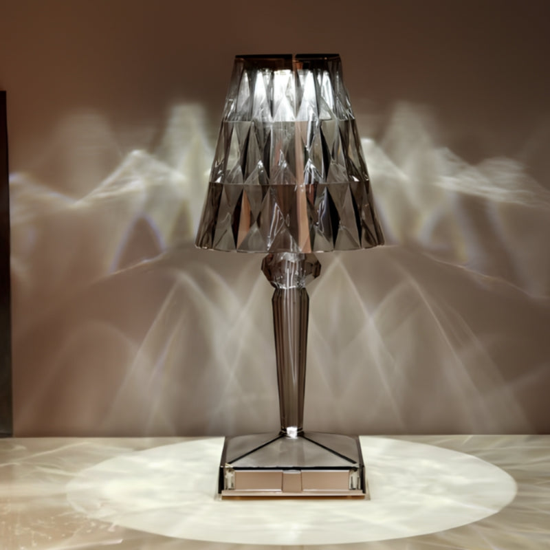 Kristallbordslampa med touchkontroll - LumeCrystal | Veska