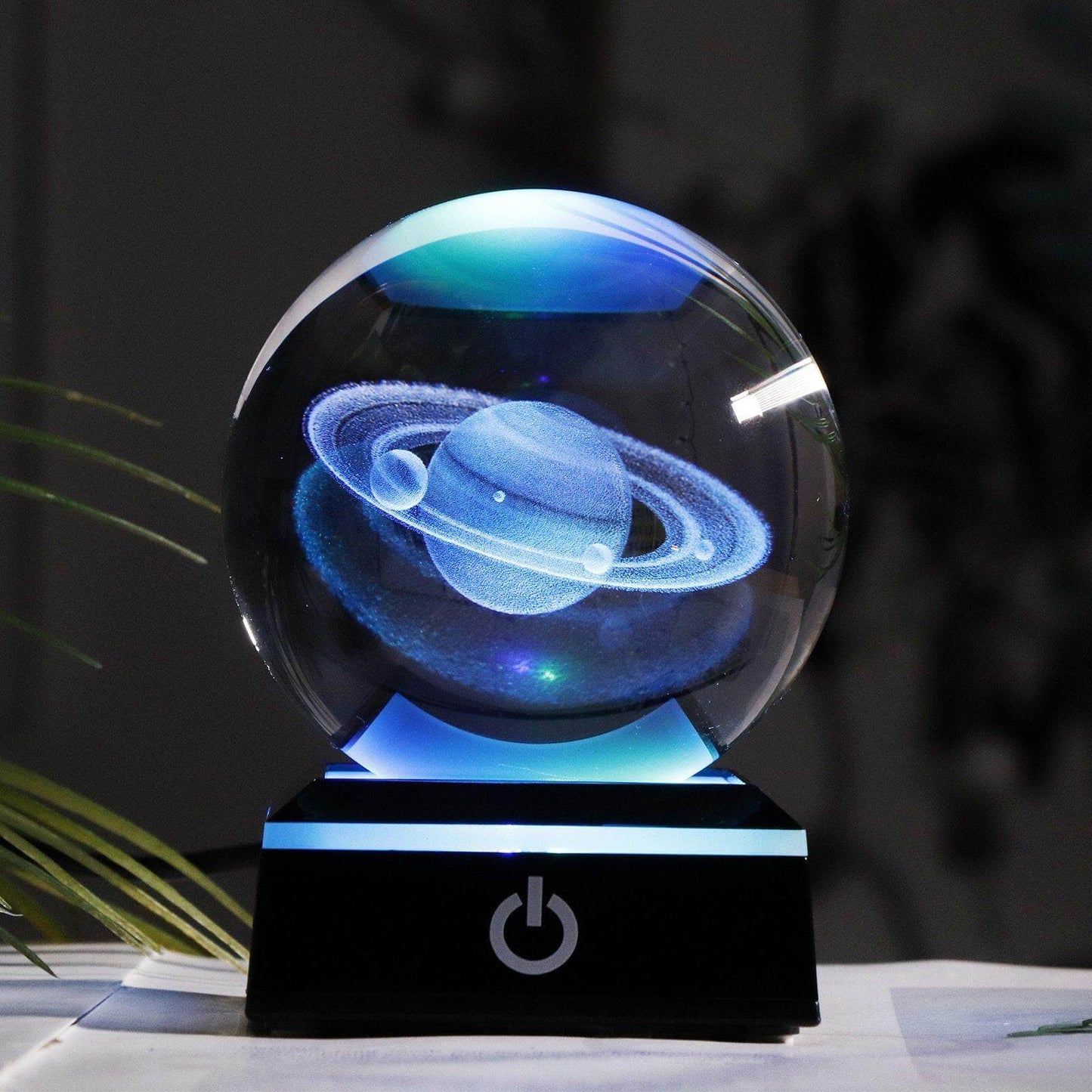 Kristallglob Solsystem Planet Lampa | Veska
