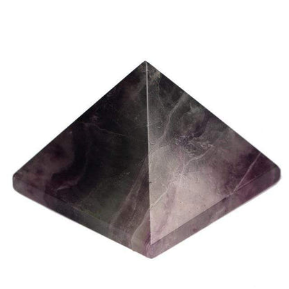 Kristallskuren pyramid | Veska Fluorit