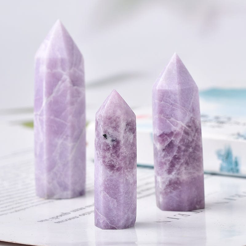 Kunzite Crystal Towers | Veska