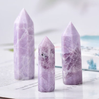 Kunzite Crystal Towers | Veska