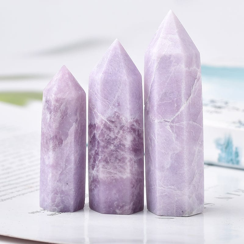 Kunzite Crystal Towers | Veska 7.1-8cm 2.8"-3.1"