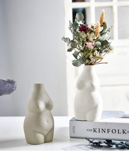 Kvinna Nude Blomkruka | Veska