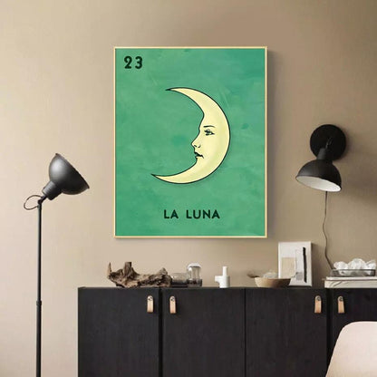 La Luna Canvas Väggkonst | Veska
