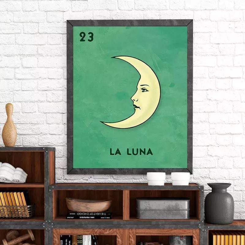 La Luna Canvas Väggkonst | Veska
