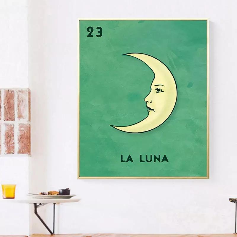 La Luna Canvas Väggkonst | Veska