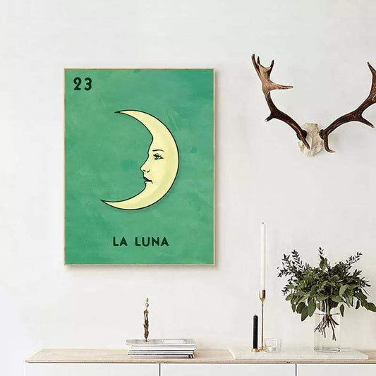 La Luna Canvas Väggkonst | Veska