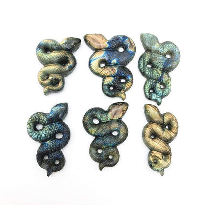 Labradorite Orm Snidning | Veska