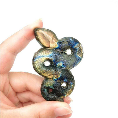 Labradorite Orm Snidning | Veska