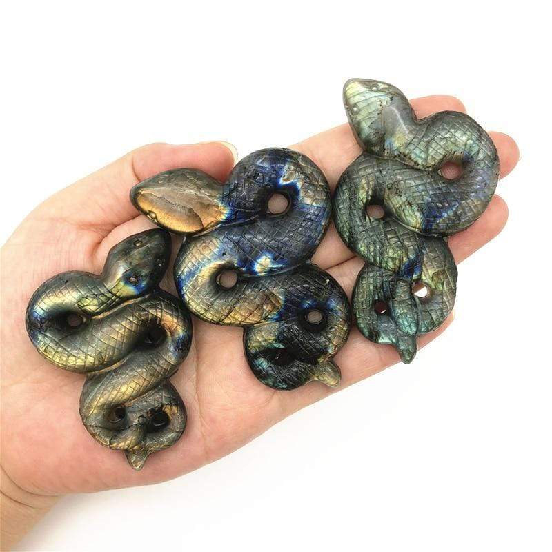 Labradorite Orm Snidning | Veska