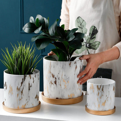 Labyrint Veskaomkruka Kollektion | Stiliga Växtbehållare | Dekorativ Design | Olika Storlekar | Veska Liten