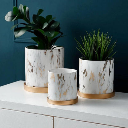 Labyrint Veskaomkruka Kollektion | Stiliga Växtbehållare | Dekorativ Design | Olika Storlekar | Veska Medium