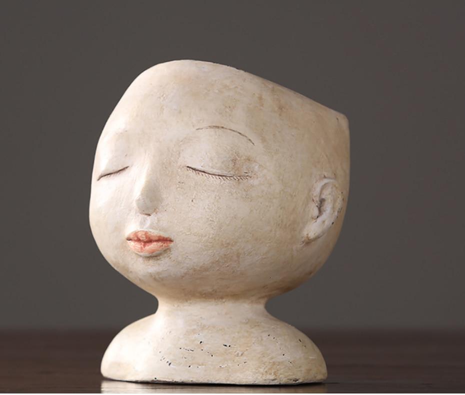 Lady Of The Flowers Head Planter | Veska