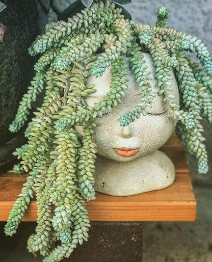 Lady Of The Flowers Head Planter | Veska