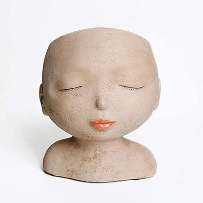 Lady Of The Flowers Head Planter | Veska