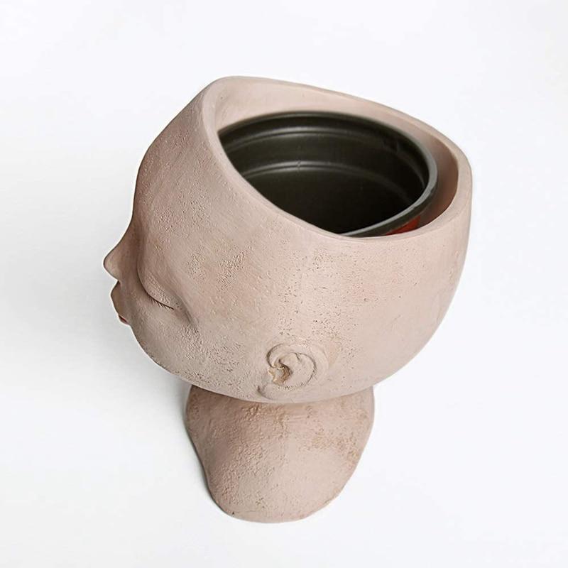 Lady Of The Flowers Head Planter | Veska