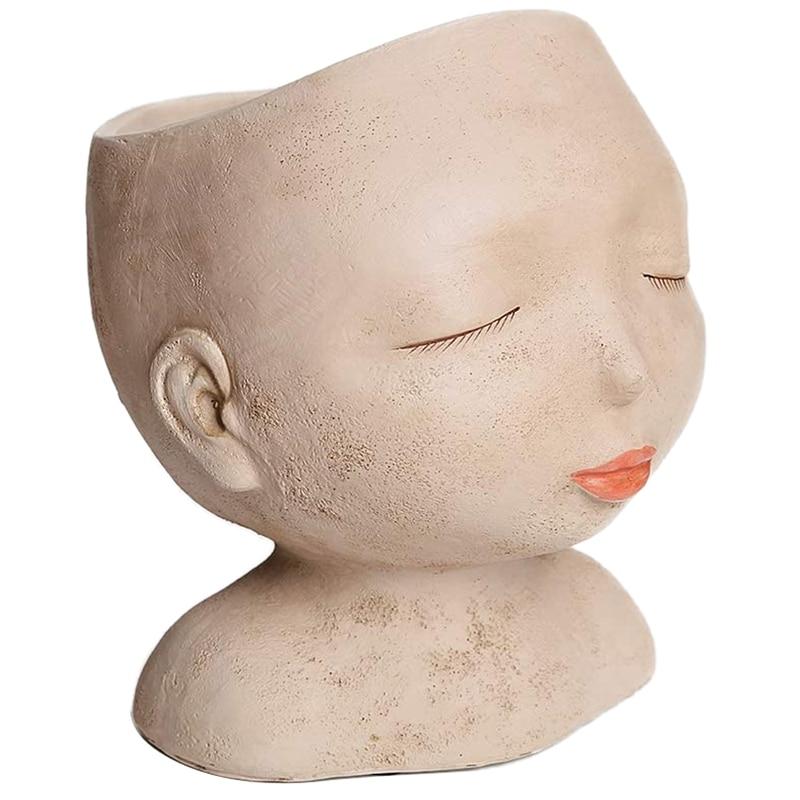 Lady Of The Flowers Head Planter | Veska