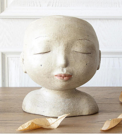 Lady Of The Flowers Head Planter | Veska