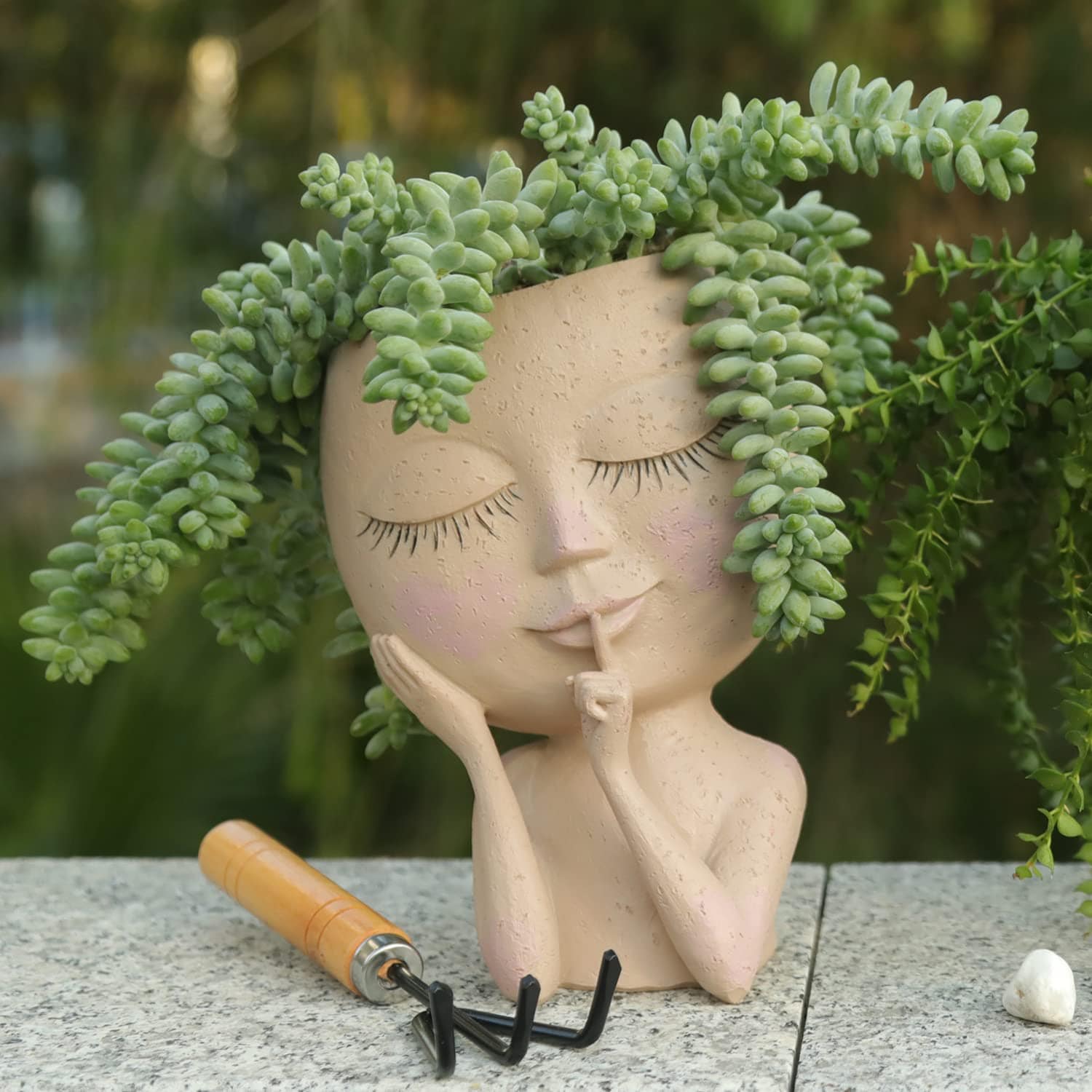 Lady Zen Ansikt Planter | Veska