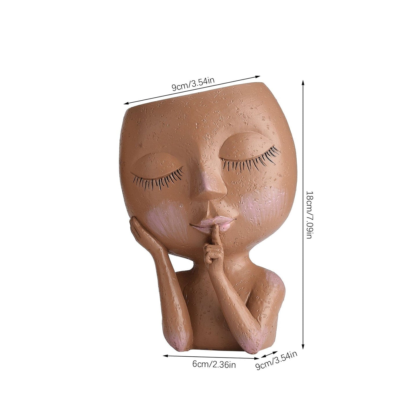 Lady Zen Ansikt Planter | Veska