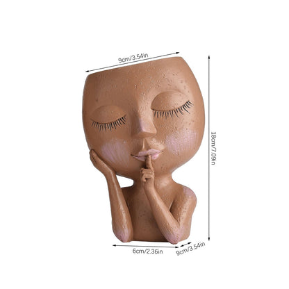 Lady Zen Ansikt Planter | Veska