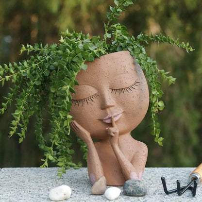 Lady Zen Ansikt Planter | Veska