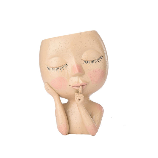 Lady Zen Ansikt Planter | Veska Ljus
