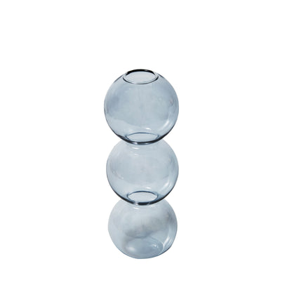 Lagrat Glob Glas Vase | Veska 3tier - Grå