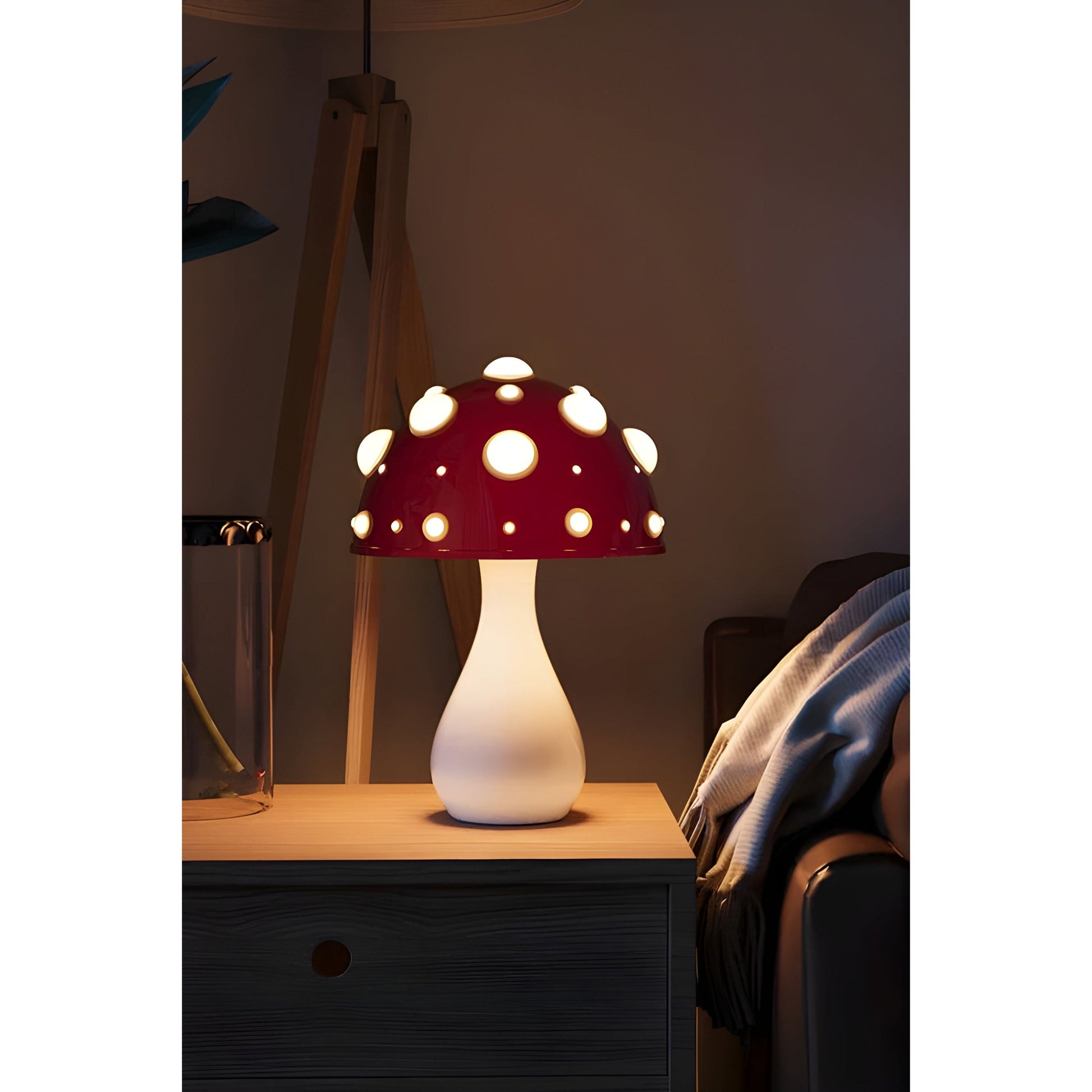 Lampa - Dekorativ Svamp Bords Lampa | Veska