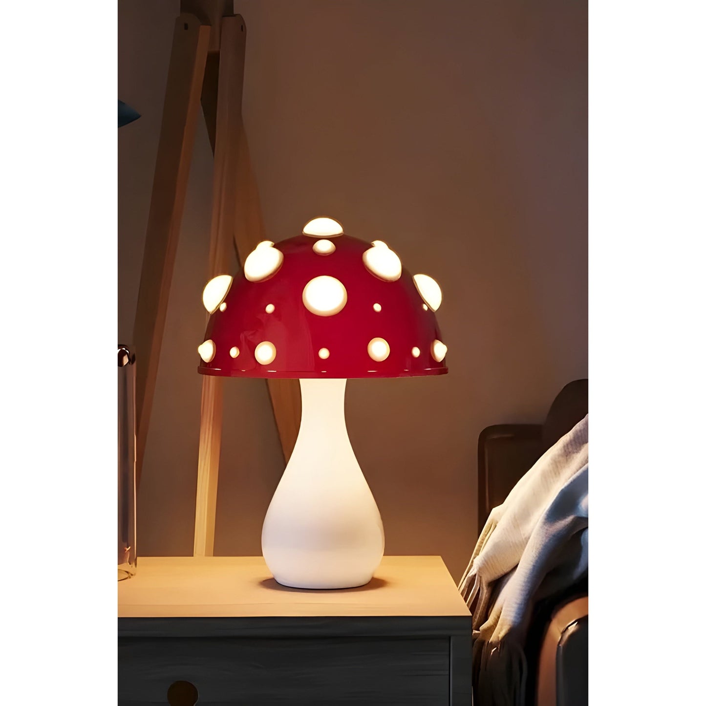 Lampa - Dekorativ Svamp Bords Lampa | Veska