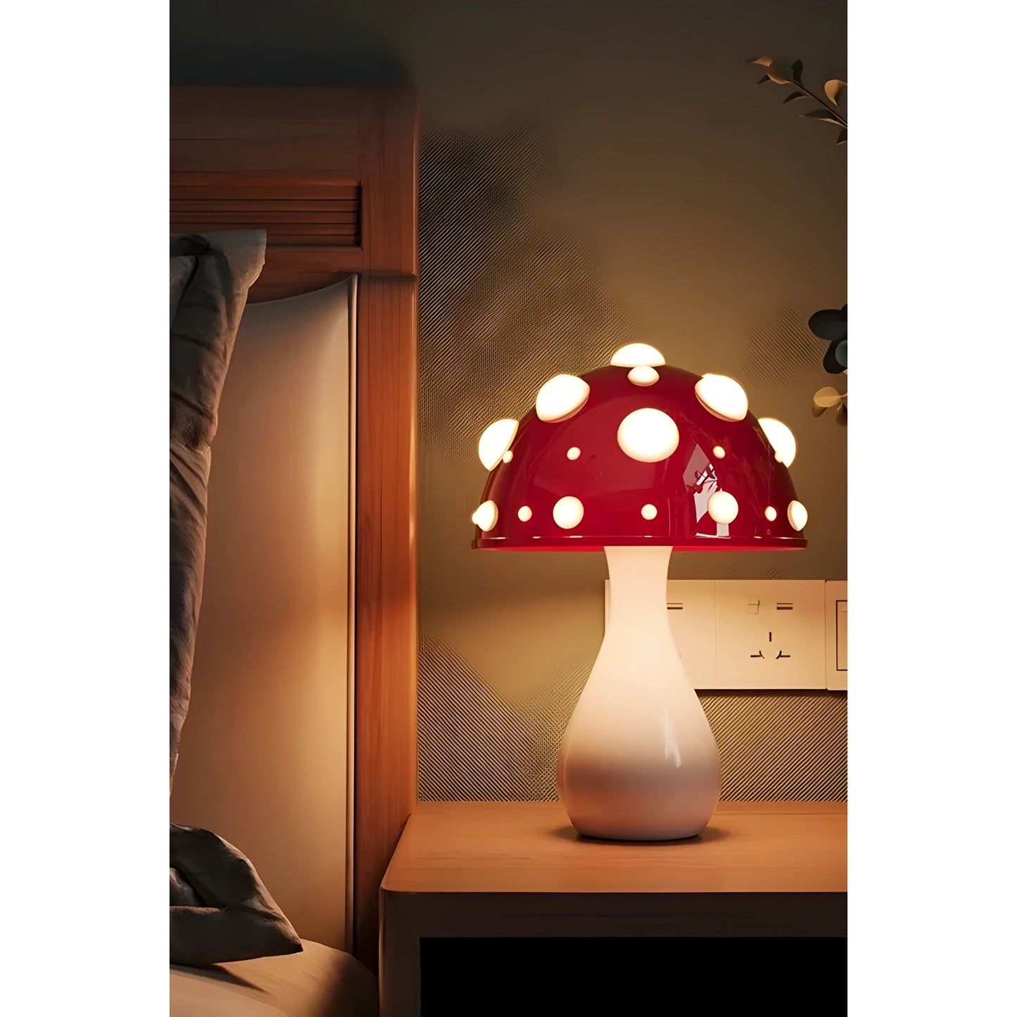 Lampa - Dekorativ Svamp Bords Lampa | Veska