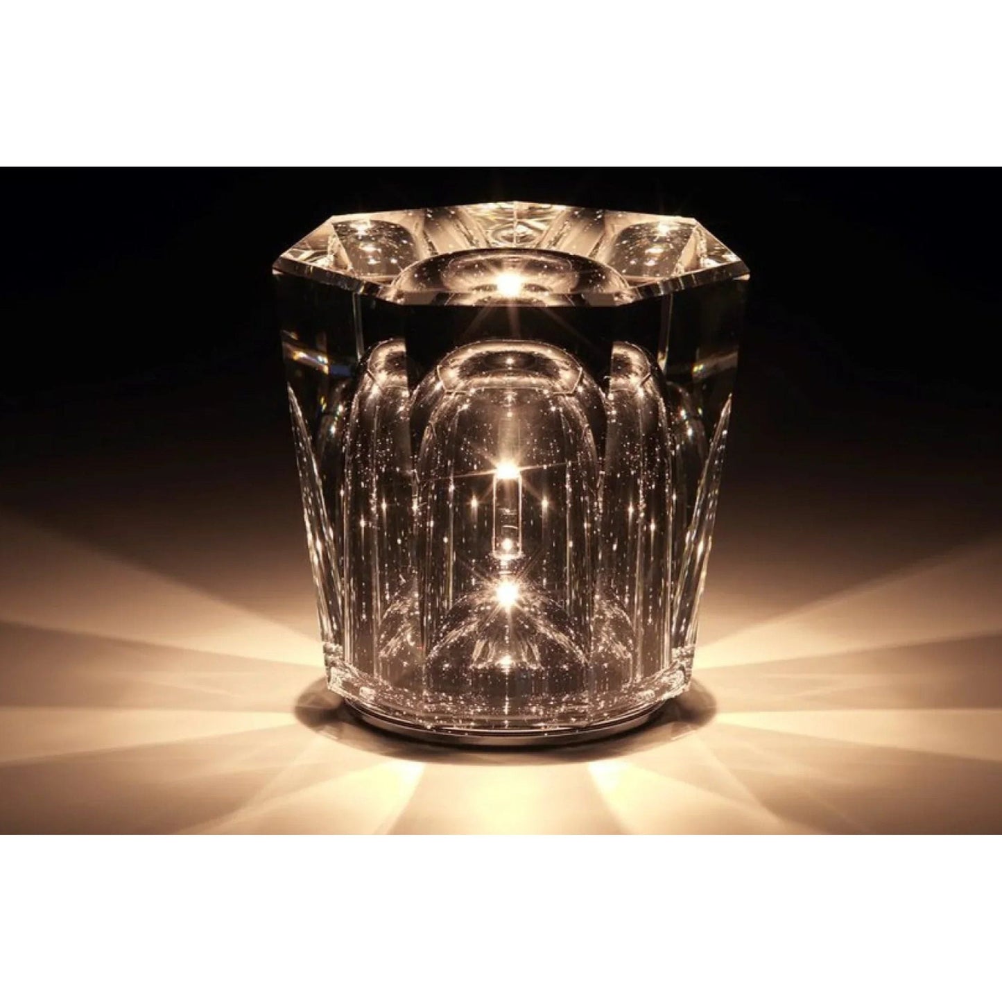 Lampa - Lyxig Diamant Kristall LED Uppladdningsbar Bordslampa | Veska