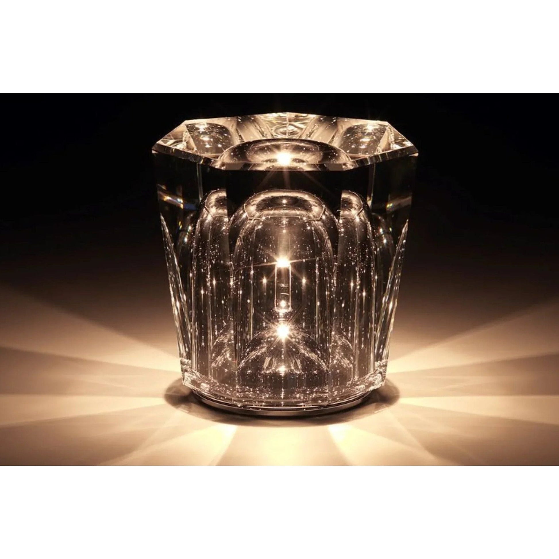 Lampa - Lyxig Diamant Kristall LED Uppladdningsbar Bordslampa | Veska
