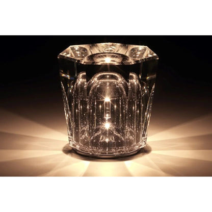 Lampa - Lyxig Diamant Kristall LED Uppladdningsbar Bordslampa | Veska