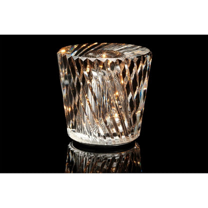 Lampa - Lyxig Diamant Kristall LED Uppladdningsbar Bordslampa | Veska