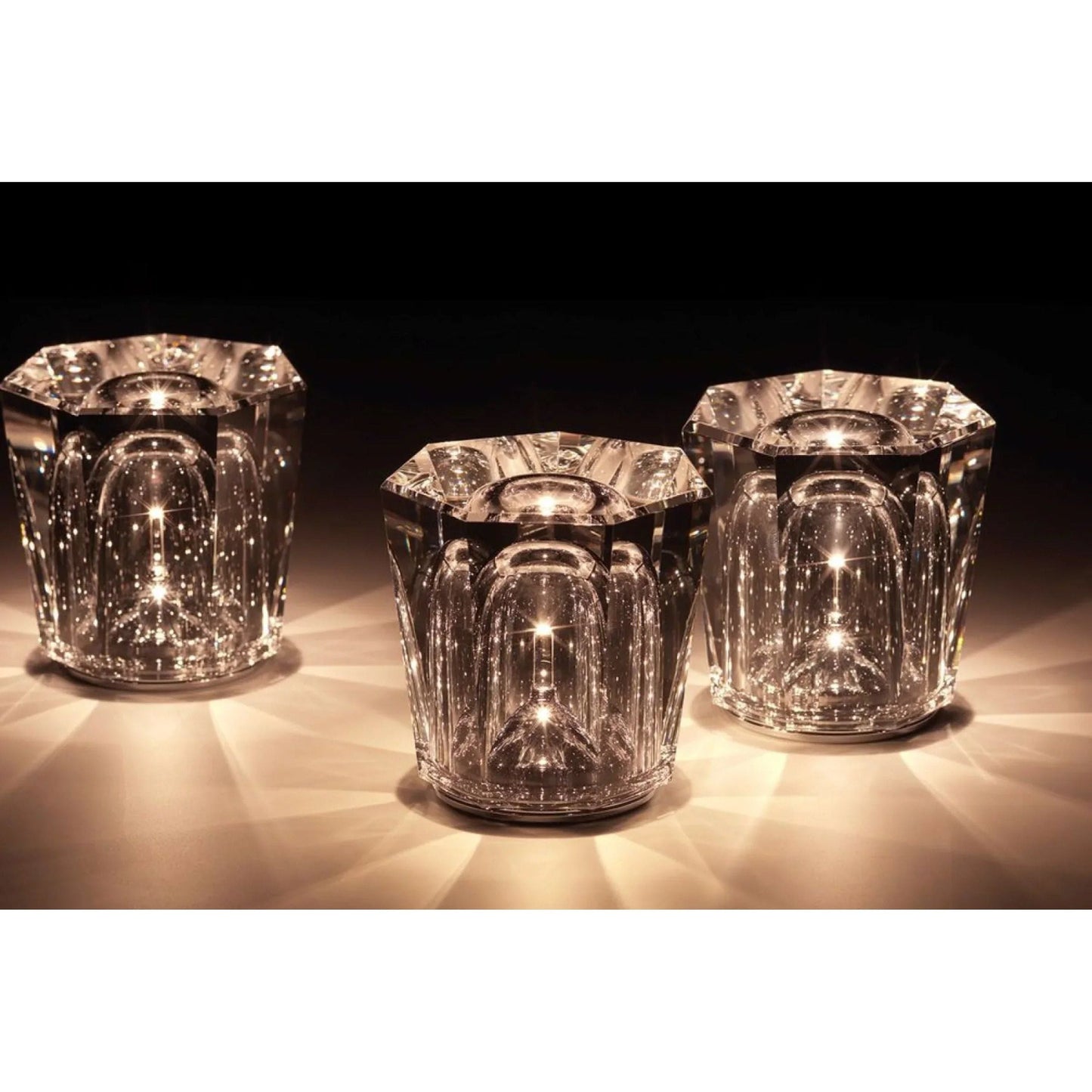 Lampa - Lyxig Diamant Kristall LED Uppladdningsbar Bordslampa | Veska