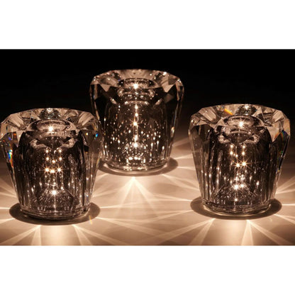 Lampa - Lyxig Diamant Kristall LED Uppladdningsbar Bordslampa | Veska Acrux