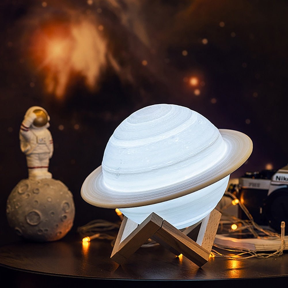 Lampa - SaturnGlow - Planetary Design - Justerbar belysning | Veska