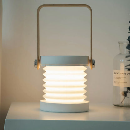 Lantern lampa nattlampa kreativ vikbar bärbar LED bordslampa | Veska