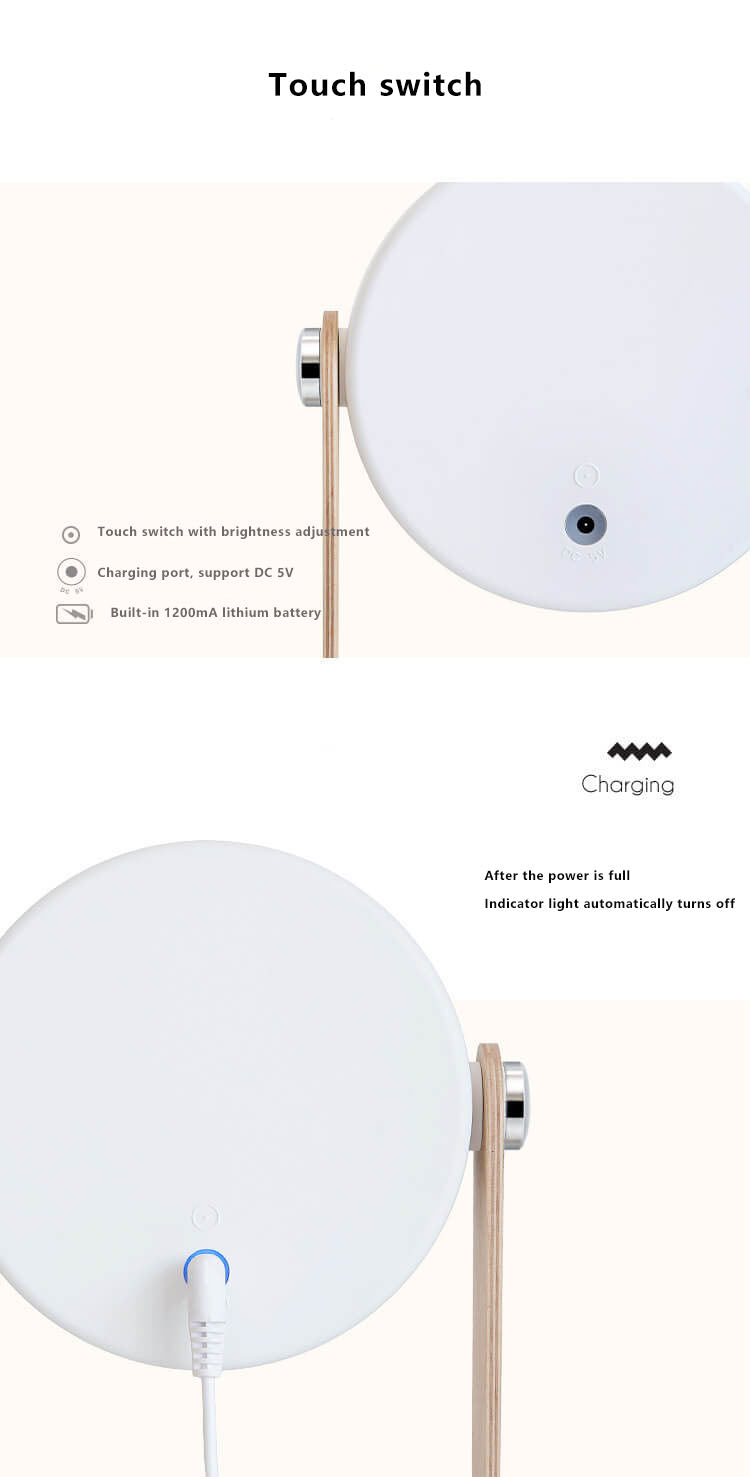 Lantern lampa nattlampa kreativ vikbar bärbar LED bordslampa | Veska
