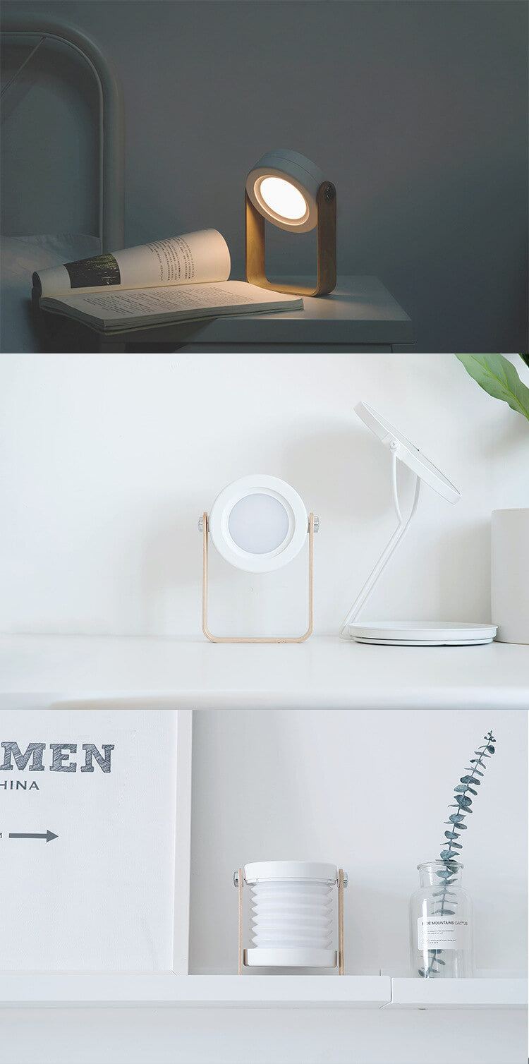 Lantern lampa nattlampa kreativ vikbar bärbar LED bordslampa | Veska