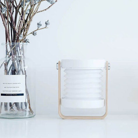 Lantern lampa nattlampa kreativ vikbar bärbar LED bordslampa | Veska